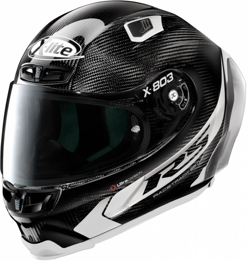 X-Lite X-803 RS ULTRA CARBON Hot Lap White 014 - Voordeelhelmen.nl