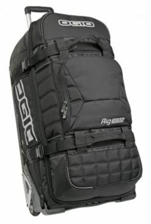OGIO Rig 9800 ホイール付きトラベルギアバッグ ブラック Ogio Rig 9800 Travel Bag Black - Voordeelhelmen.nl