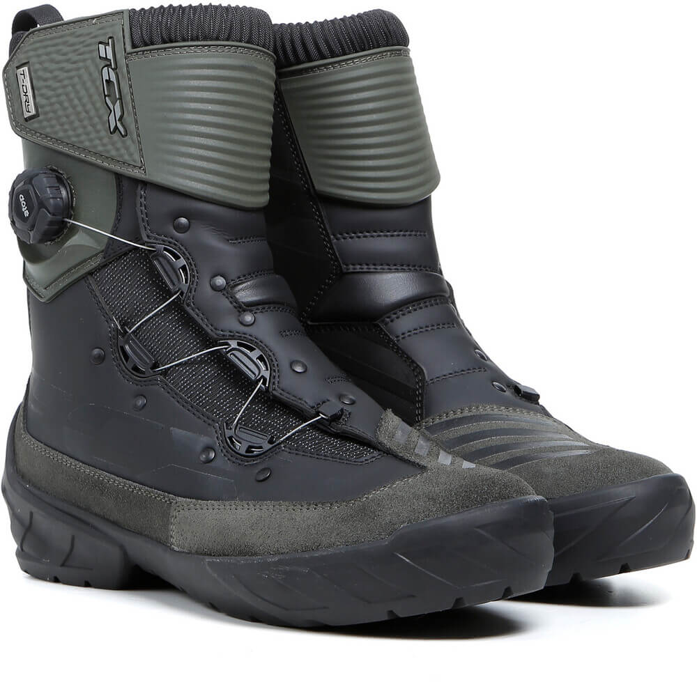 TCX Infinity 3 Mid WP Boots Black/Green D07 - Voordeelhelmen.nl