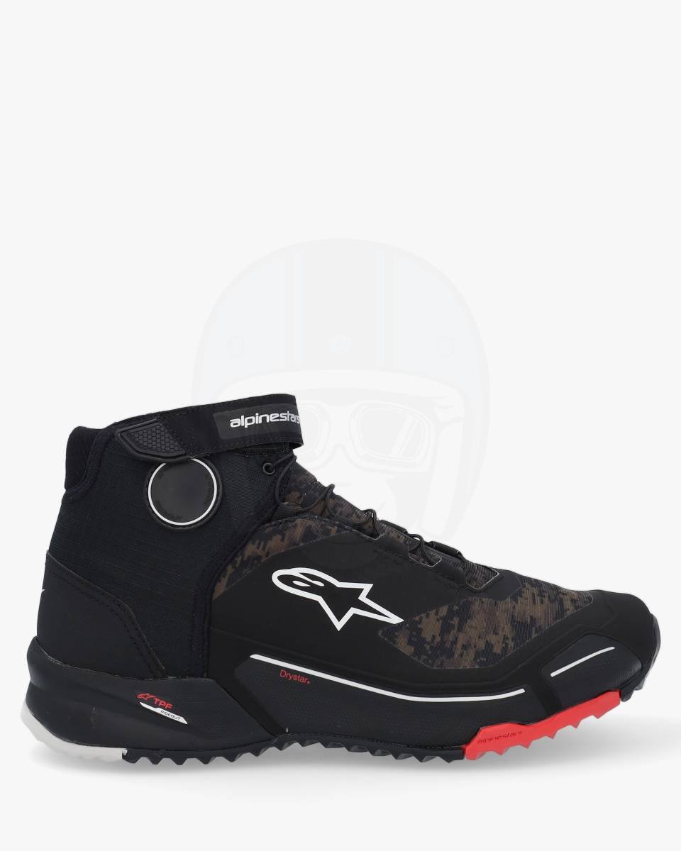Alpinestars CR-X Drystar Riding Shoes Camo 993 - Voordeelhelmen.nl