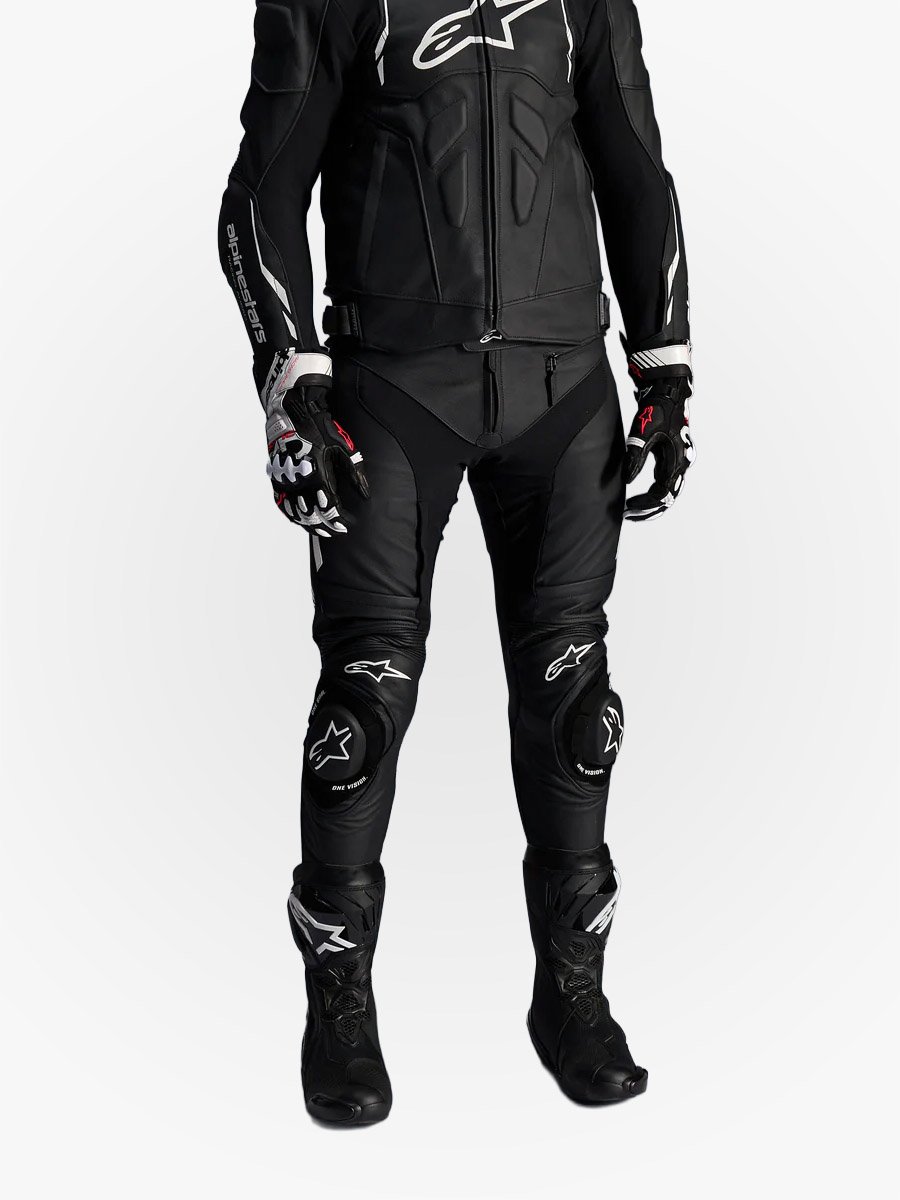Alpinestars Missile V3 Motorbroek Leather Black 10 - Voordeelhelmen.nl