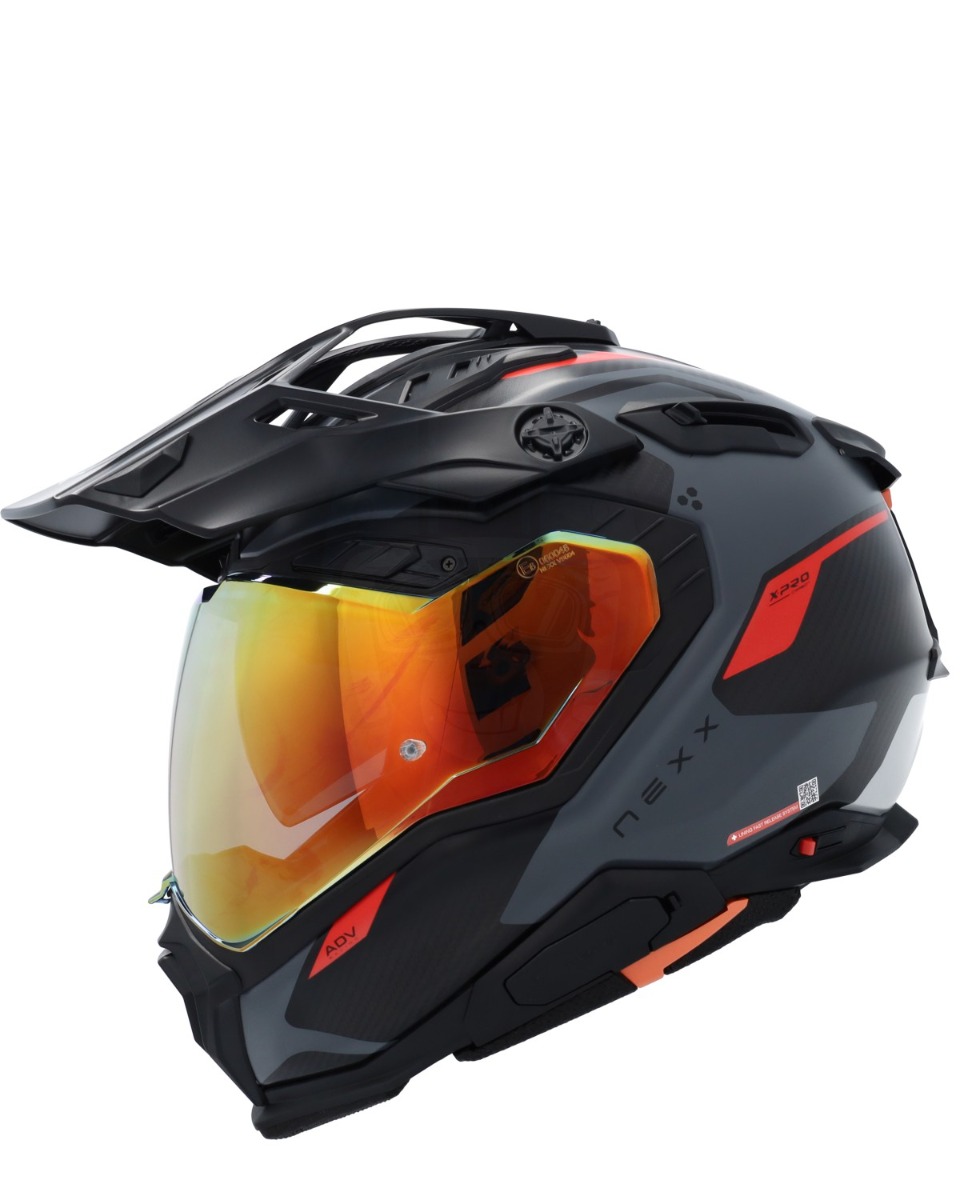 vyxぃ　 NEXX X.WED3 Keyo Grey/Red Mat - Voordeelhelmen.nl