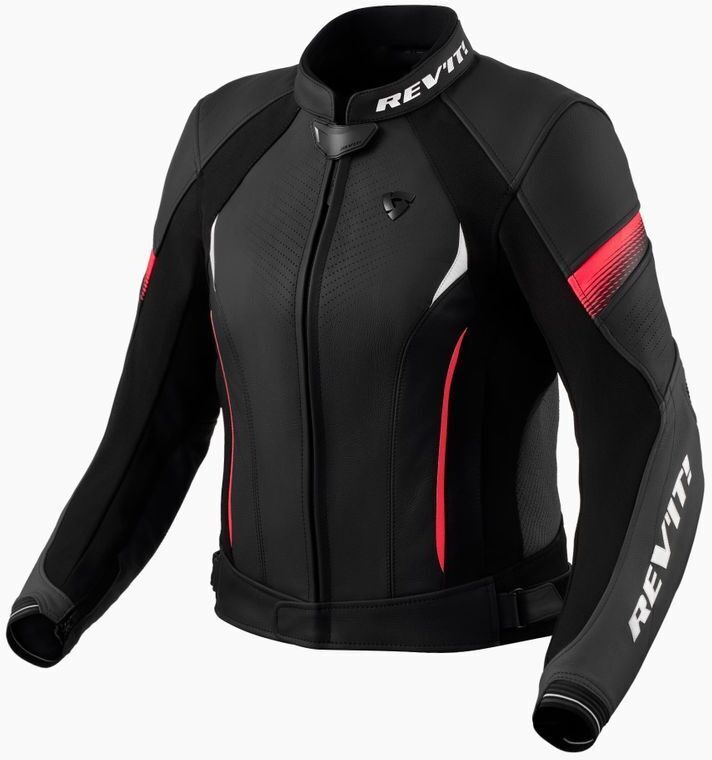 REV'IT Xena 4 Ladies Motorjas Black/Pink - Voordeelhelmen.nl
