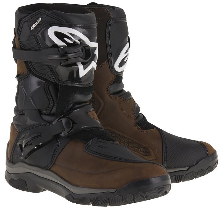 バイクウェア・装備 ALPINE STARS Belize Drystar Boots Alpinestars Belize Drystar Boots Oiled Leather Brown Black 82