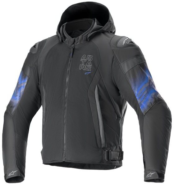 Alpinestars Zaca Air Venom Waterproof Motorjas Black Electric Blue