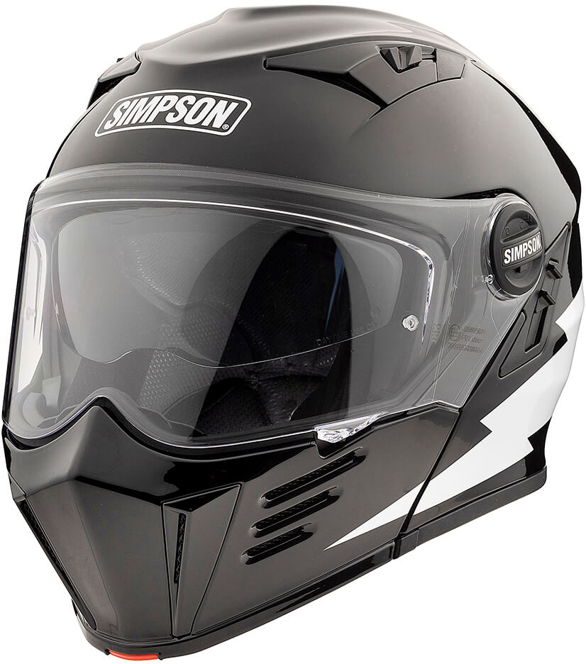 H*o様 SIMPSON leather riders motor cycle Simpson Darksome Hellfire 06 - Voordeelhelmen.nl
