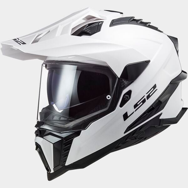 LS2 MX701 Explorer Solid White - Voordeelhelmen.nl