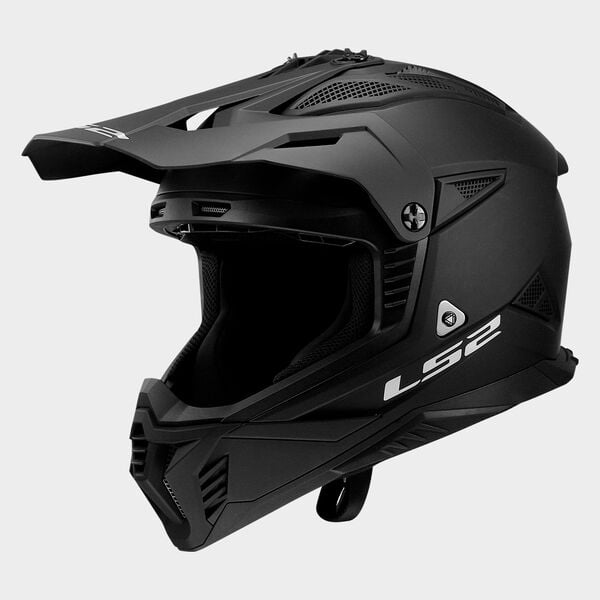 LS2 MX708 Fast II Solid Matt Black