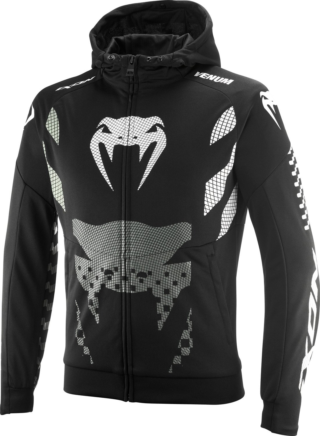 Ixon Venum Touch-R Motorjas Black/Anthracite/White - Voordeelhelmen.nl