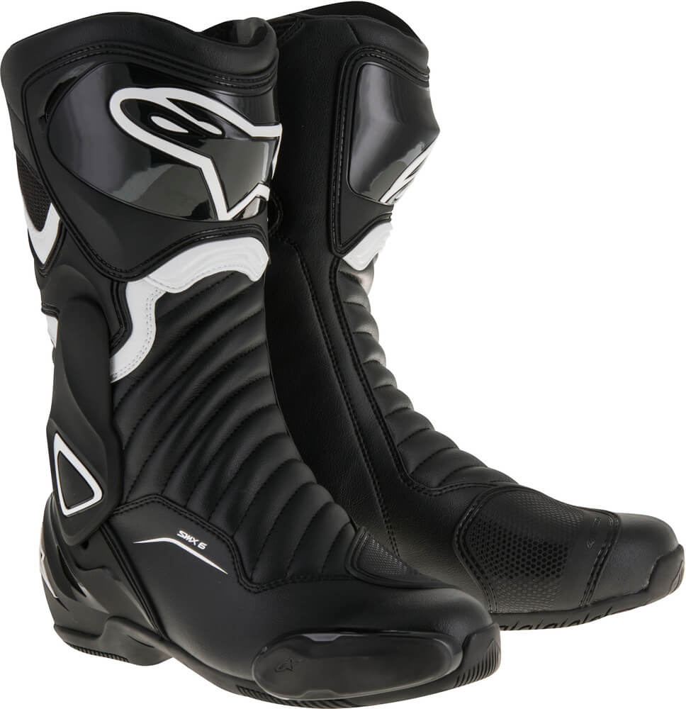 Alpinestars SMX-6 V2 Black/White 12 - Voordeelhelmen.nl