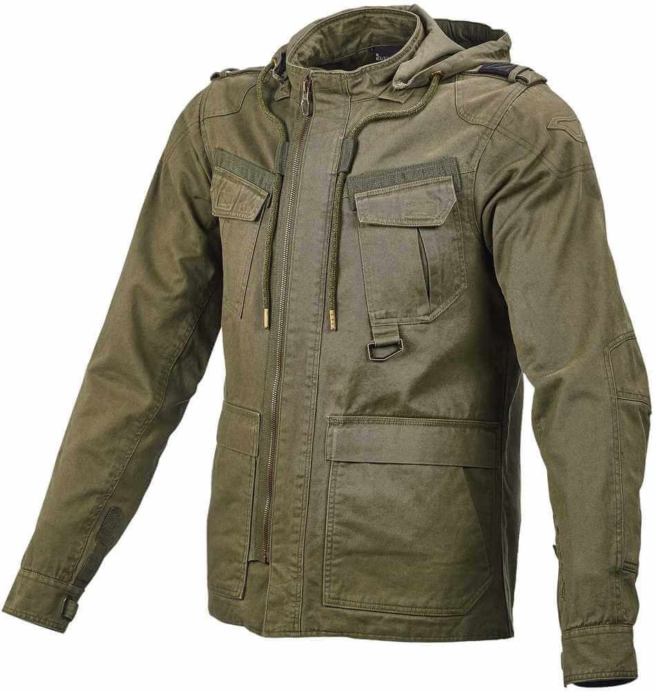 Macna Combat Motorhoodie Green 404 - Voordeelhelmen.nl