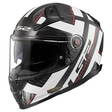 LS2 FF811 Vector II Carbon Strong Gloss White 06