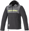 Alpinestars Sherpa Hoodie Tar Gray Black Yellow Fluo 9151
