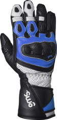 Gloves Black/White/Blue