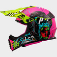 LS2 MX437 Fast II Mini Gorilla Purple