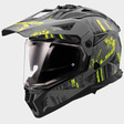 LS2 MX702 Pioneer II Crazy Matt Black Fluo Yellow