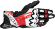 Alpinestars GP Plus R V3 Leather Gloves Black White Bright Red 1304