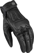 Man Gloves Black Leather