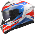 Komai White Blue Red
