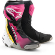 Alpinestars Supertech R Boots Black/Magenta/White/Yellow