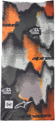 Alpinestars Buff Nazca Neck Tube Gray/Camo/Orange Fluo