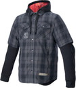 Alpinestars Mo.St.Eq Tartan Motorhoodie Tar/Gray/Black
