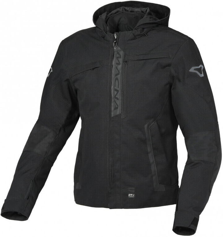 Macna Riggor Waterproof Jacket Black/Blue