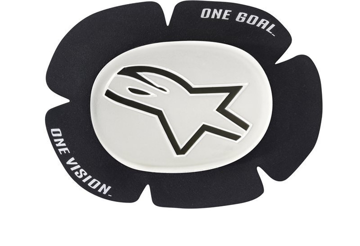 Alpinestars GP Sport Evo Knee Slider White Black 21