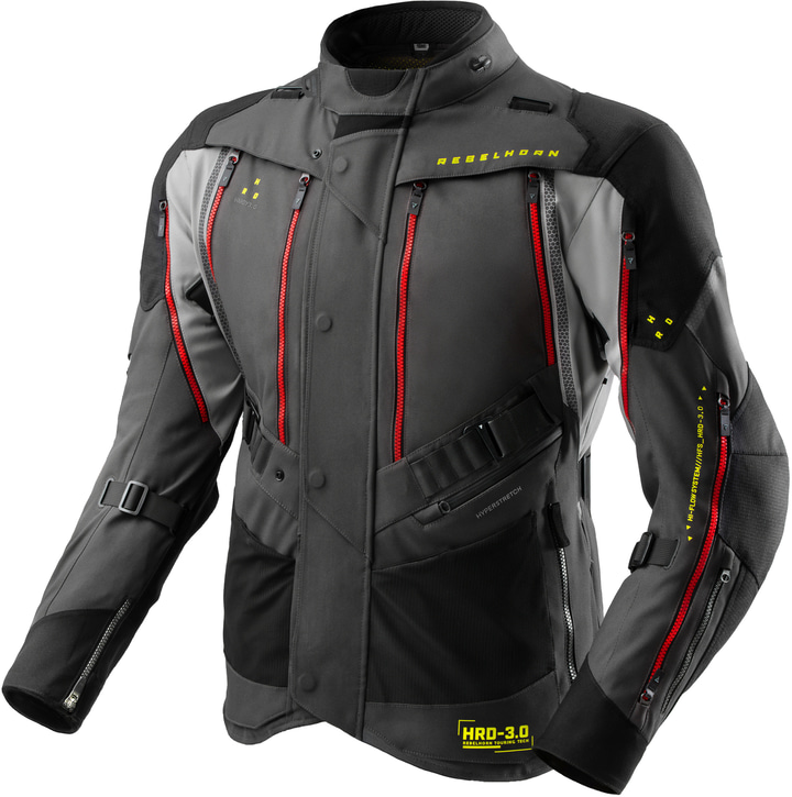 Rebelhorn Hardy 3.0 Jacket Black/Grey/Fluo Yellow