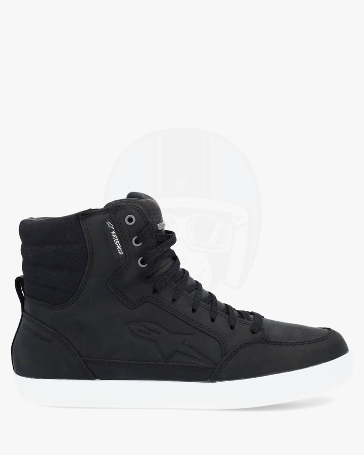 Alpinestars J-6 Waterproof Shoes Black/White 12