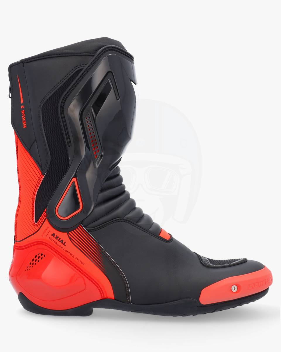 Dainese Nexus 2 Boots Black/Fluo-Red 628 - Voordeelhelmen.nl