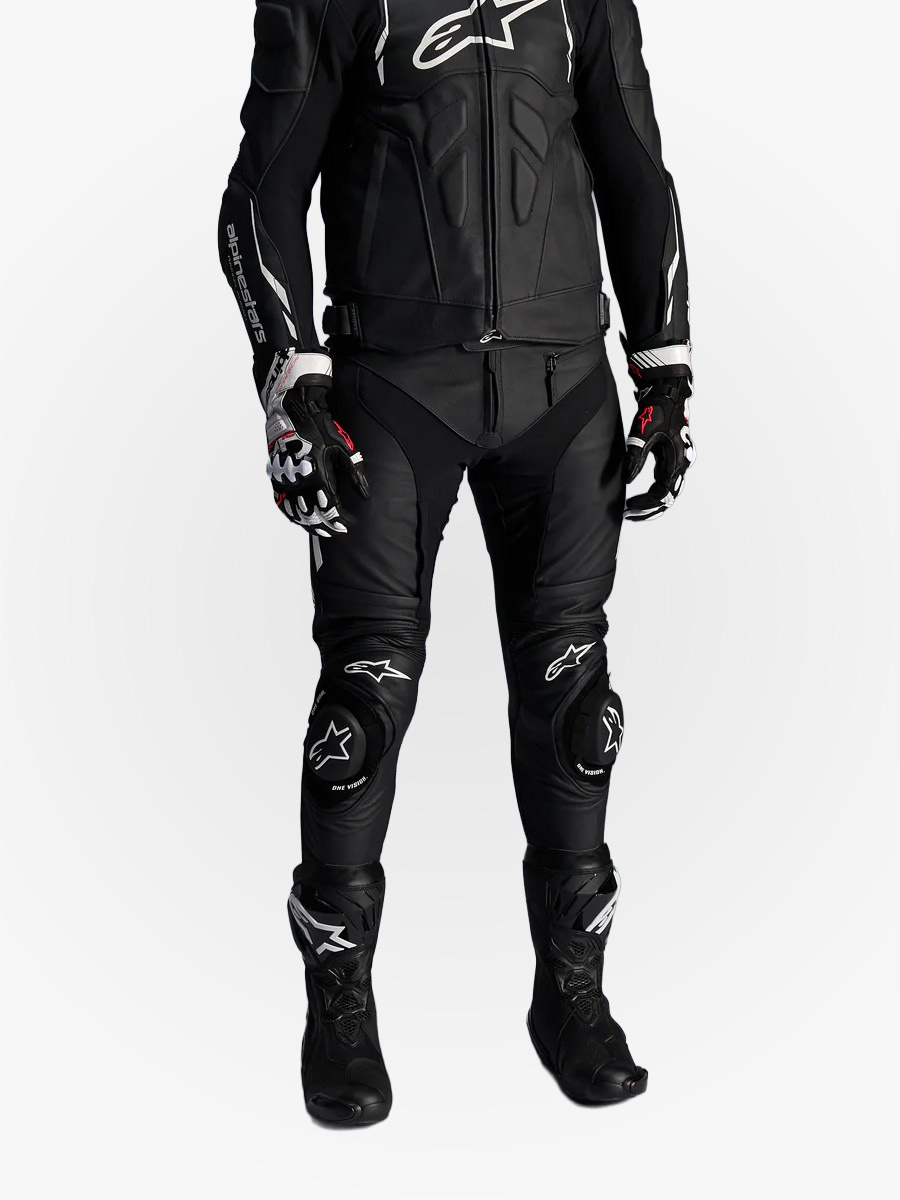 Alpinestars Missile V3 Motorbroek Leather Black 10 - Voordeelhelmen.nl