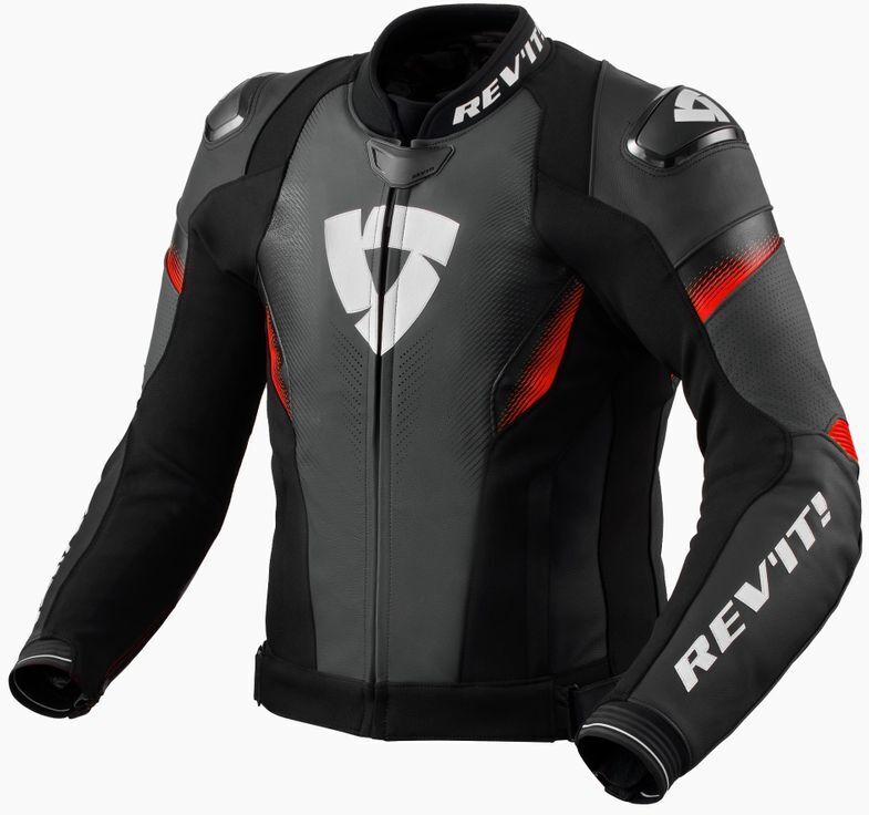 REV'IT Control Motorjas Black/Neon Red - Voordeelhelmen.nl
