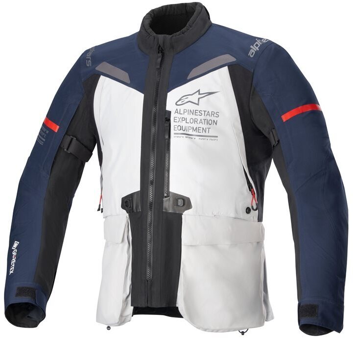 Alpinestars ST-7 2L Gore-Tex Motorjas Ice Gray Dark Blue Black