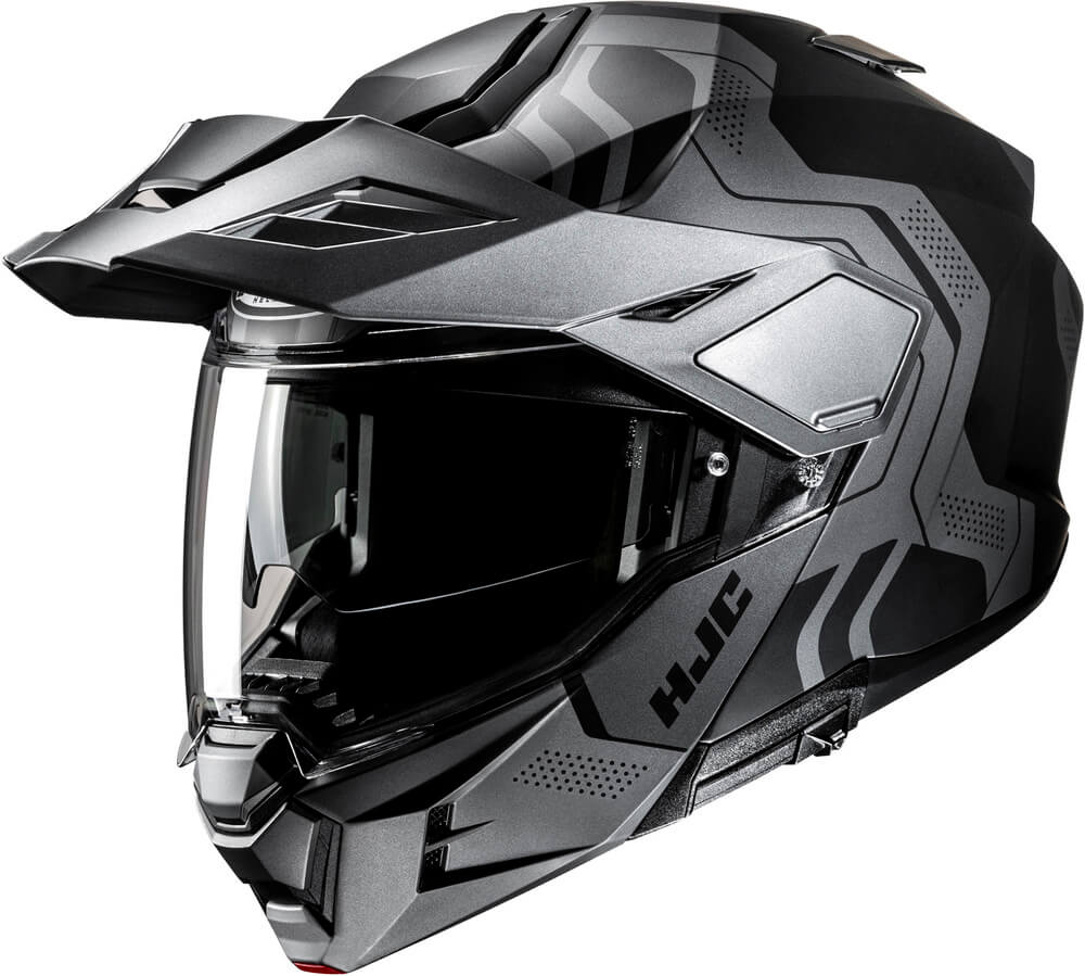 HJC i80 オフロード システムヘルメット グレー XL HJC i80 Velly Black/Grey 180 - Voordeelhelmen.nl