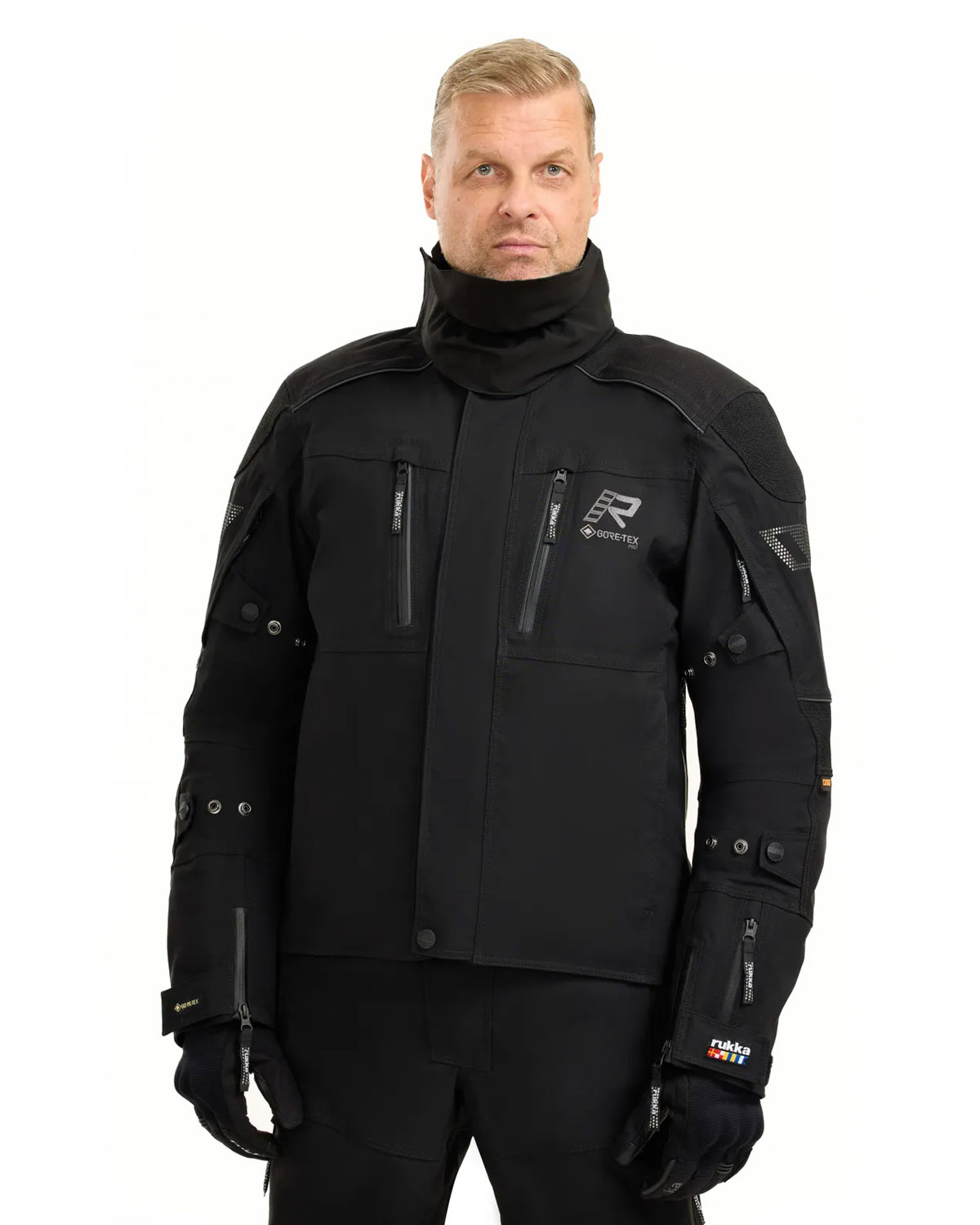 Ruka Rukka Flexo-R Motorjas Black/Black 999 - Voordeelhelmen.nl