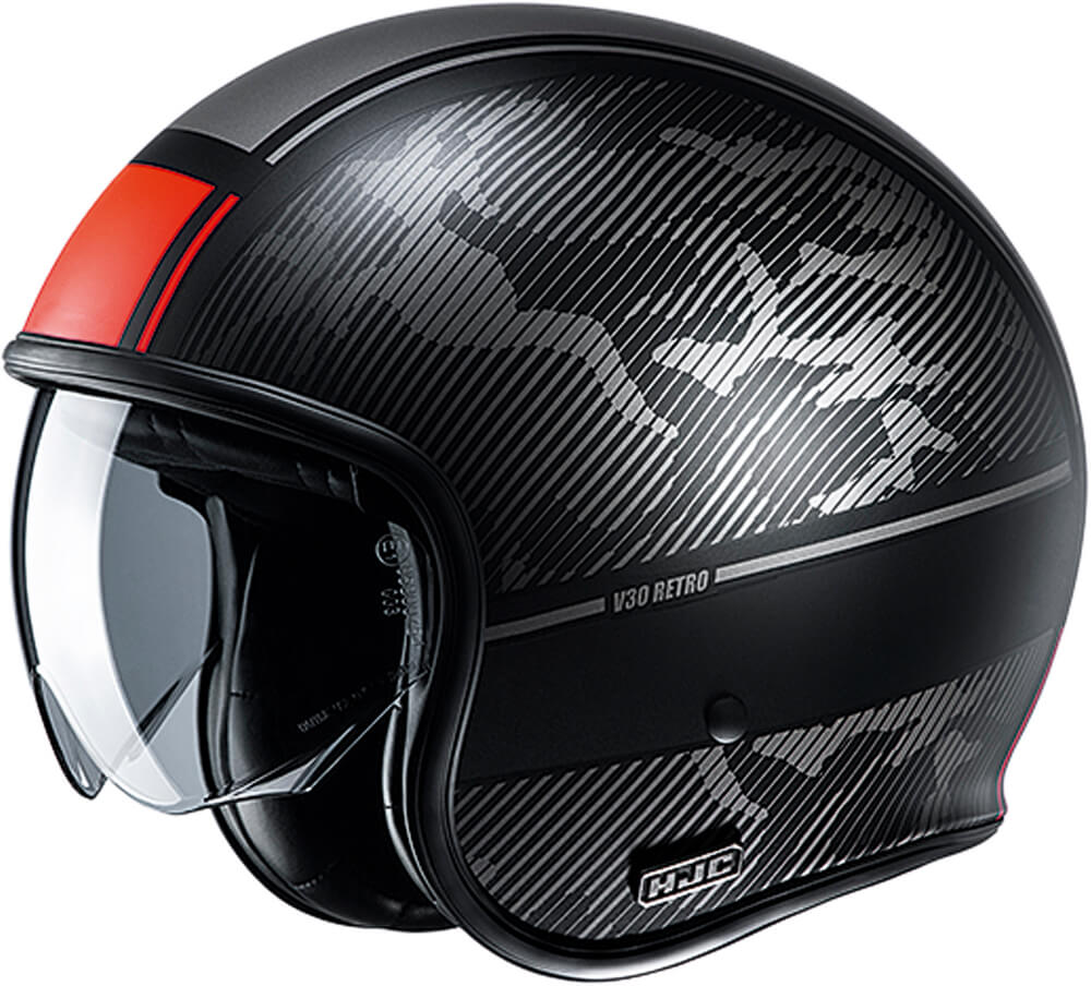 HJC V30 Alpi Grey/Red 183