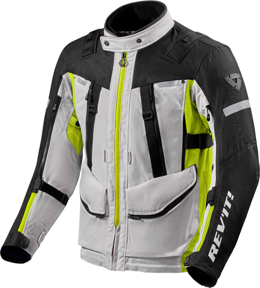 REV'IT Sand 4 H2O Jacket Silver/Neon Yellow