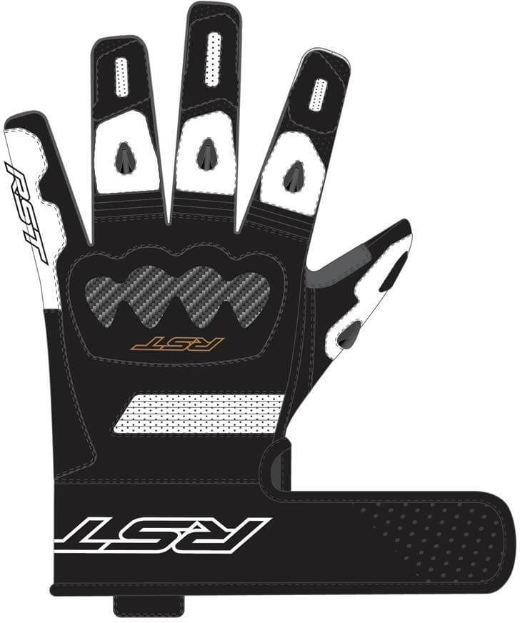 RST Freestyle II Gloves White