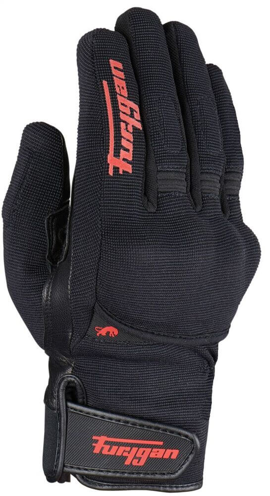 Furygan JET D3O Gloves All Season Black/Red 108