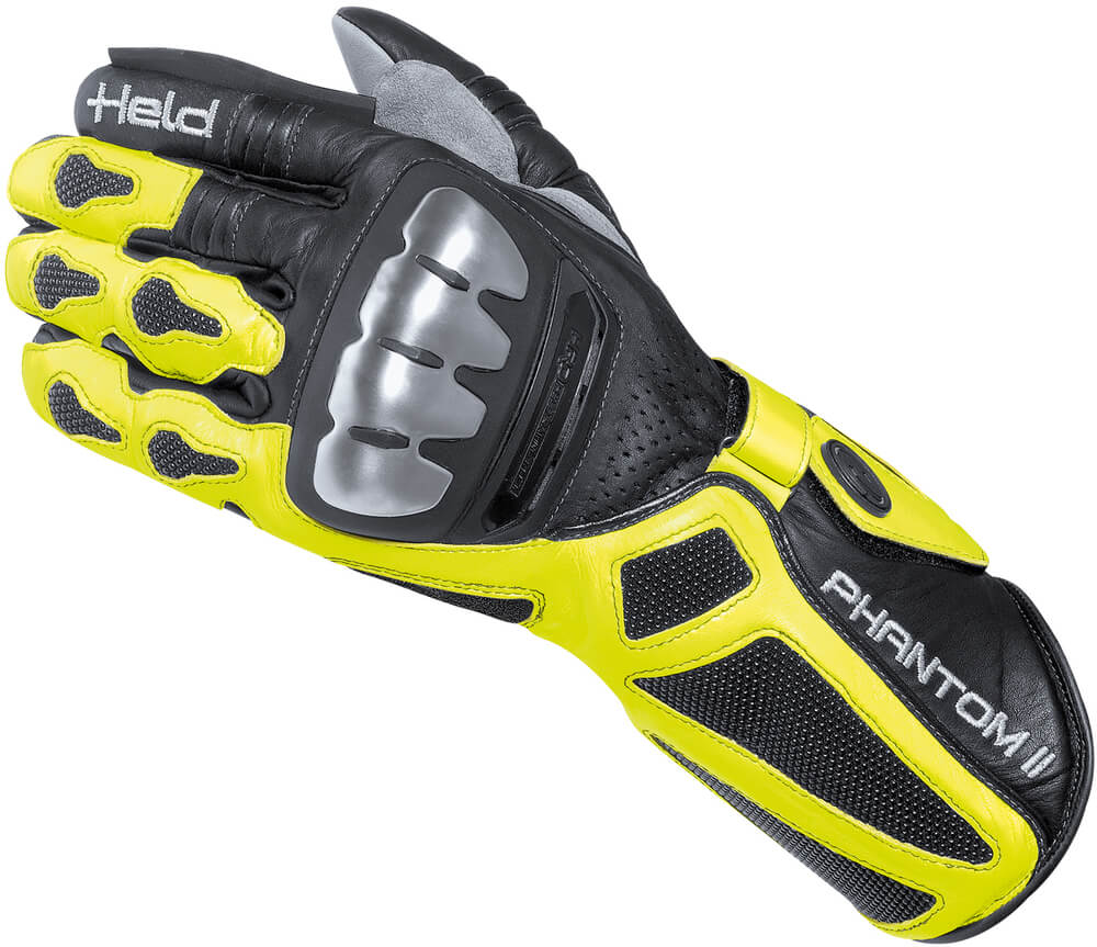 Held Phantom II Race Gloves Black/Neon Yellow 058