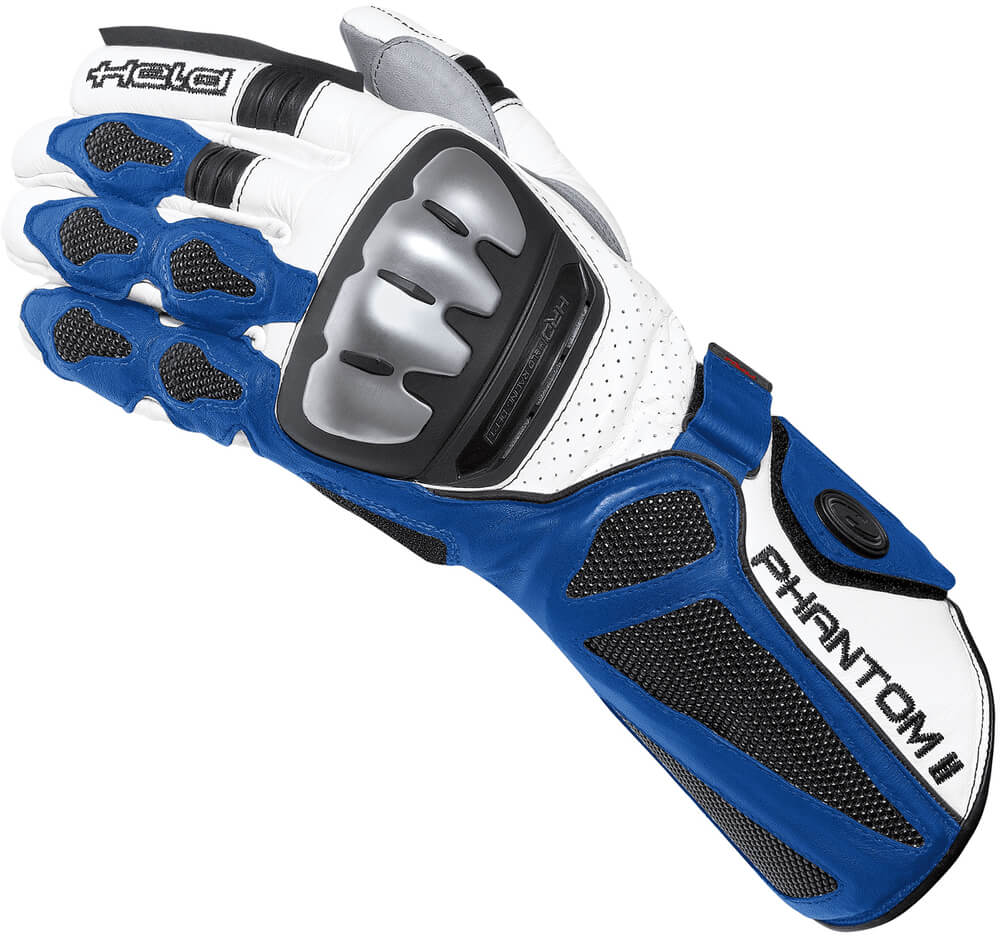 Held Phantom II Race Gloves White/Blue 093