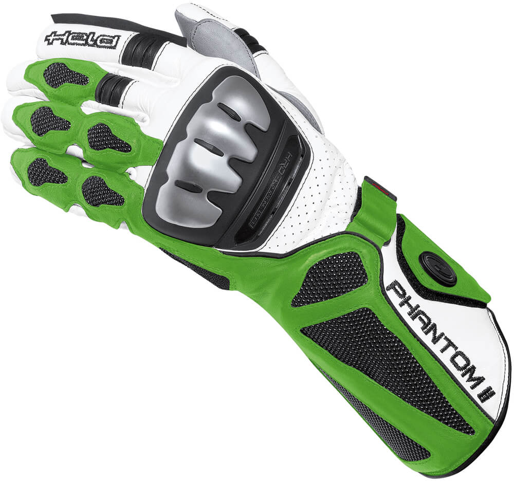 Held Phantom II Race Gloves White/Green 094