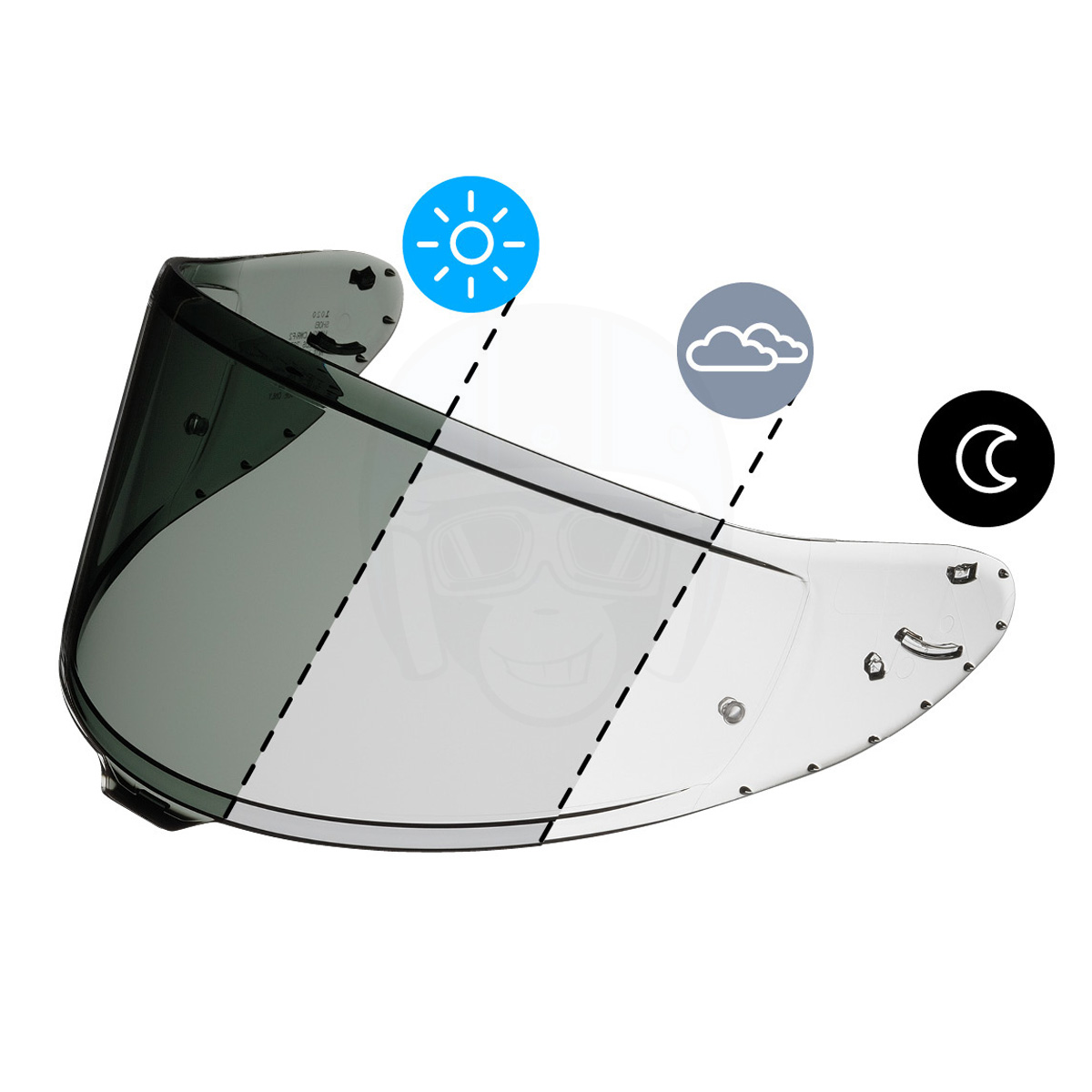 Shoei NXR 2 / X-SPR (CWR-F2PN) Photochromic Visor