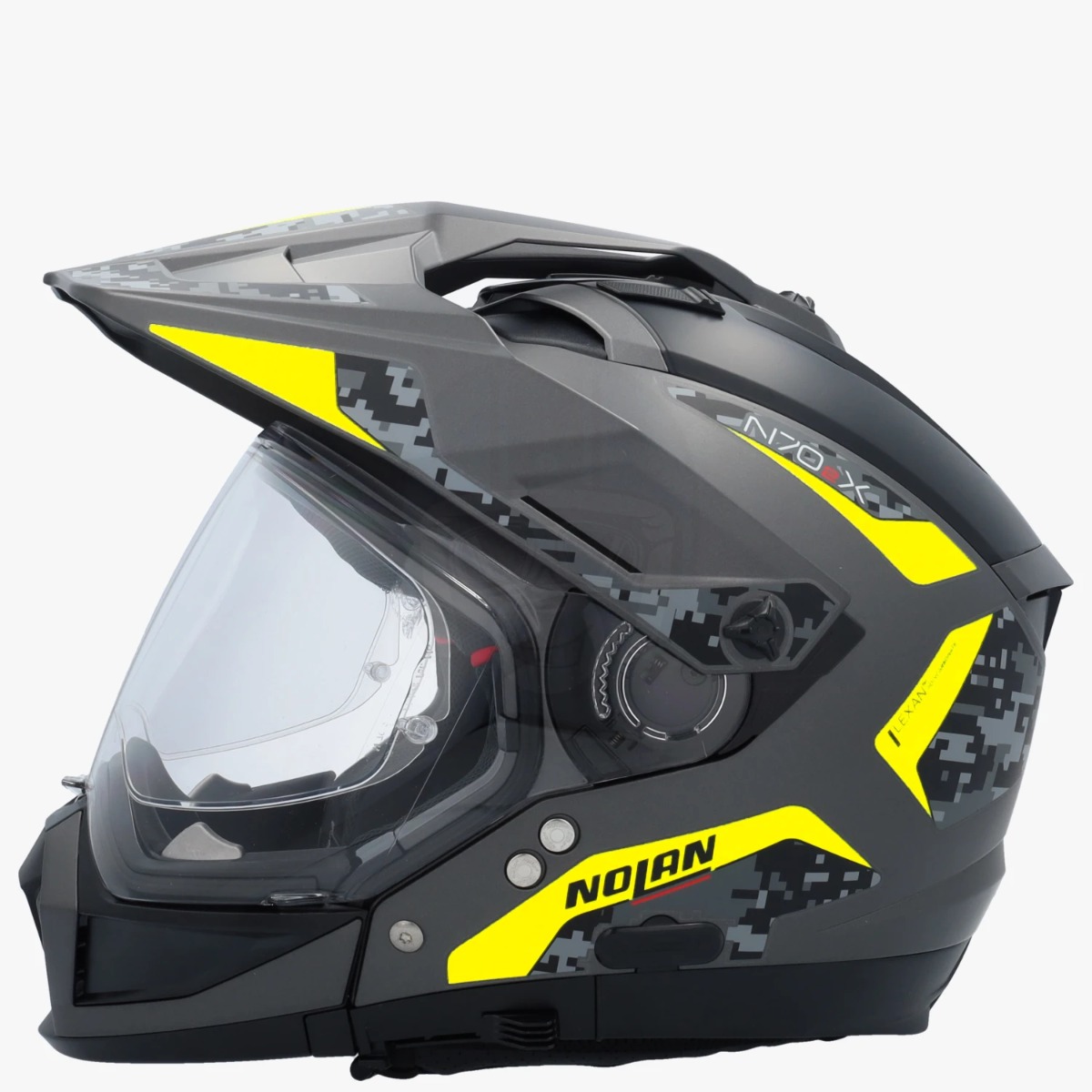 Nolan N70-2 X Torpedo Flat Lava Yellow N-Com 043