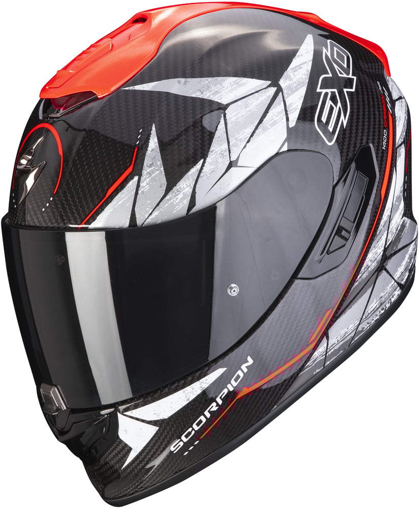 Scorpion EXO-1400 AIR Carbon Aranea Black/Neon Red