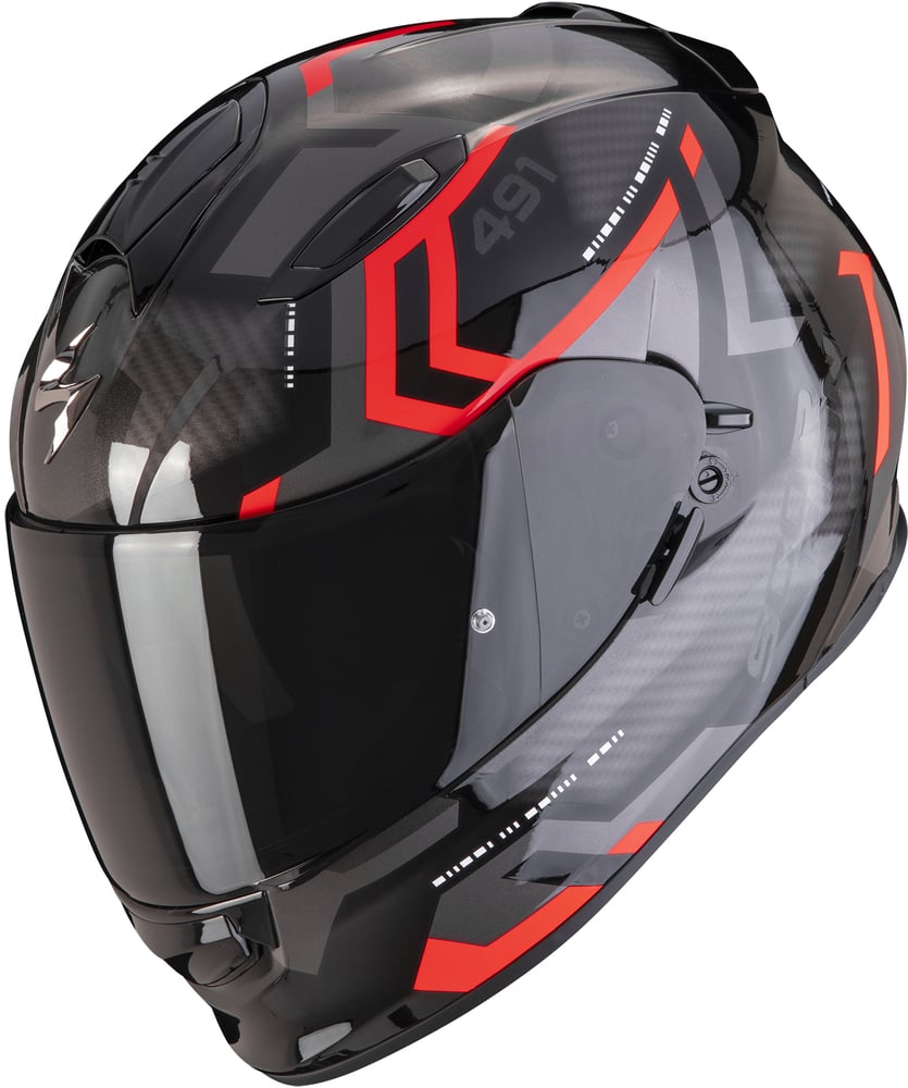 Scorpion EXO-491 Spin Black/Red