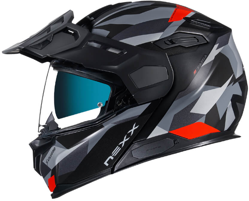 NEXX X.VILIJORD Taiga Black/Red Matt