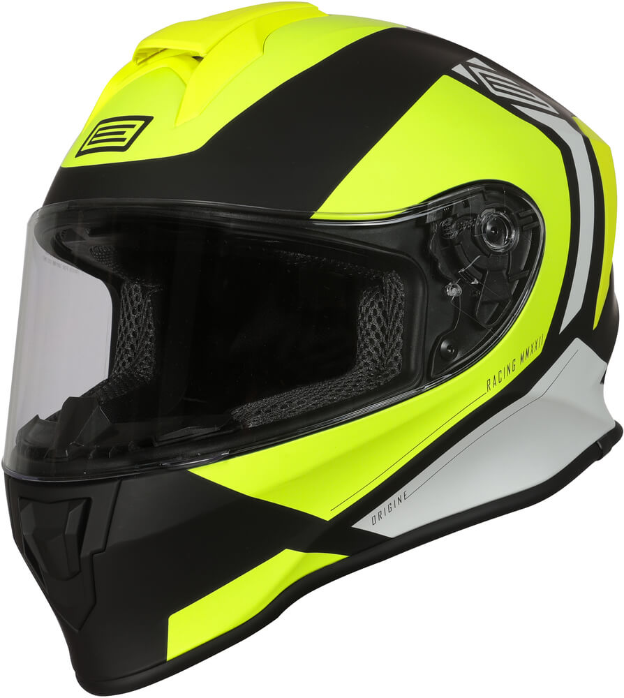 Origine Dinamo Kids Bolt Yellow fluo/Black Matt Kinderhelm