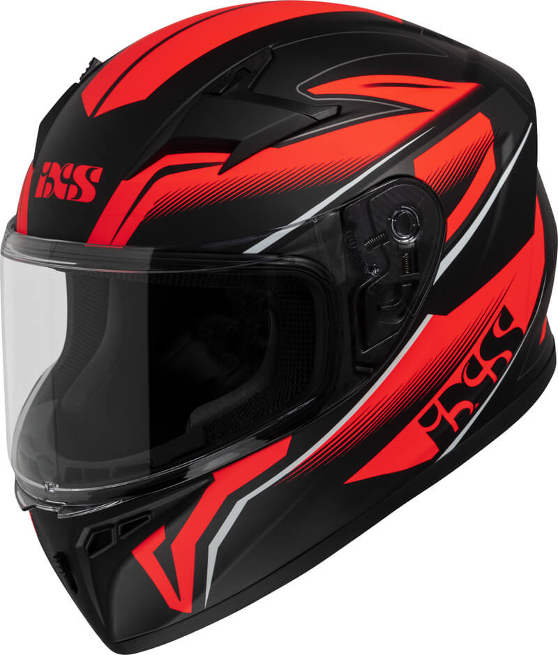 IXS iXS136 2.0 Kids Integraalhelm Matt Black/Red M32 Kinderhelm